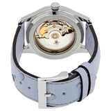 Gucci G Timeless Automatic Mother of Pearl Dial Blue Leather Strap Watch For Women - YA1264113