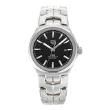 Tag Heuer Link Quartz Black Dial Silver Steel Strap Watch for Women - WBC2110.BA0603