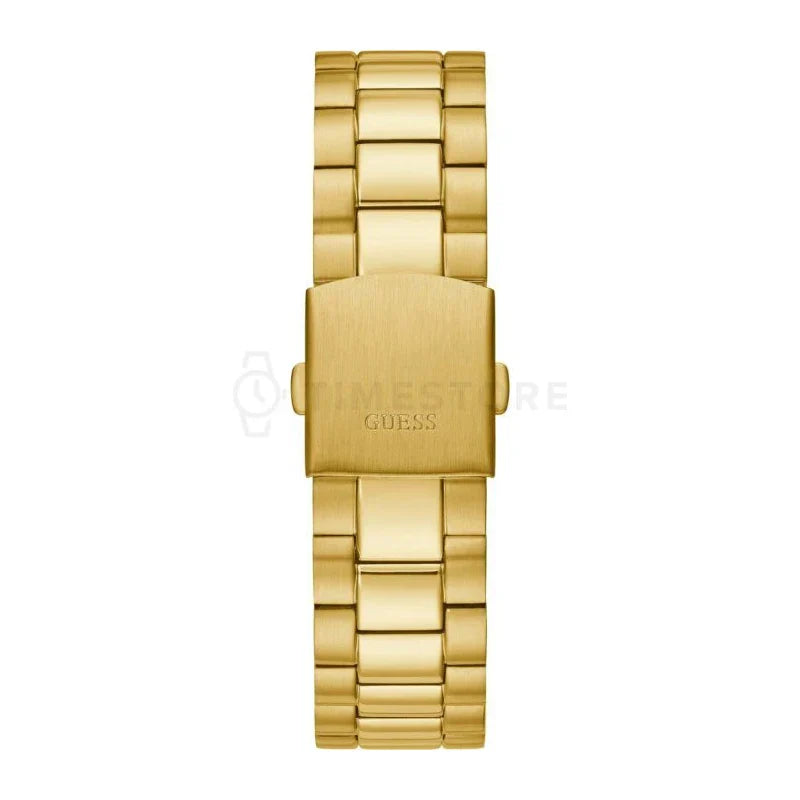 Guess Connoisseur Analog Gold Dial Gold Steel Strap Watch For Men - GW0542G2