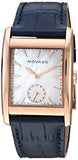 Movado Heritage Mother of Pearl White Dial Blue Leather Strap Watch For Women - 3650052