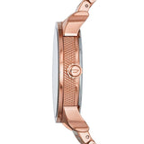 Diesel Mini Daddy Rose Gold Dial Rose Gold Steel Strap Watch For Men - DZ7318