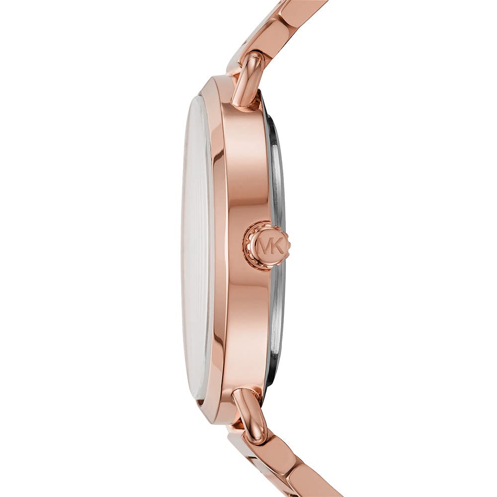 Michael Kors Portia Rose Gold Dial Rose Gold Steel Strap Watch for Women - MK3640