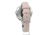 Calvin Klein Rise White Beige Dial Beige Leather Strap Watch for Women - K7A231XH