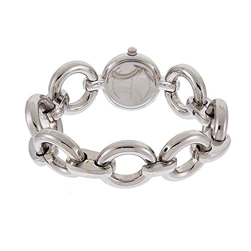 Marc Jacobs Amy Black Dial Silver Steel Strap Watch for Women - MBM3004