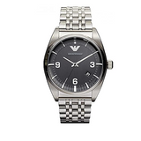 Emporio Armani Classic Analog Black Dial Silver Steel Strap Watch For Men - AR0369