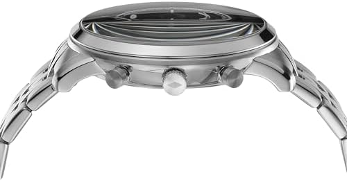 Fossil Neutra Chronograph Blue Dial Silver Steel Strap Watch for Men - FS6025