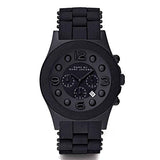 Marc Jacobs Pelly Black Dial Black Silicone Strap Watch for Women - MBM2567