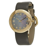 Marc Jacobs Amy Grey Dial Grey Leather Strap Watch for Women - MBM1287