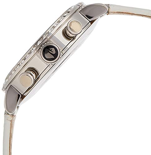 Swarovski Citra Sphere Chronograph White Dial White Leather Strap Watch for Women - 5027127
