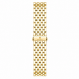 Michele Serein Mother of Pearl Dial Gold Steel Strap Watch for Women - MWW21B000031