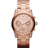 Michael Kors Paris Limited Edition Rose Gold Dial Steel Strap Watch for Women - MK5716
