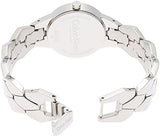 Calvin Klein Snake Black Dial Silver Steel Strap Watch For Women - K6E23141