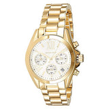 Michael Kors Lexington Quartz Gold Dial Gold Steel Strap Watch For Women - MK6267