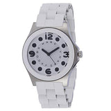 Marc Jacobs Pelly White Dial White Silicone Strap Watch for Women - MBM2503