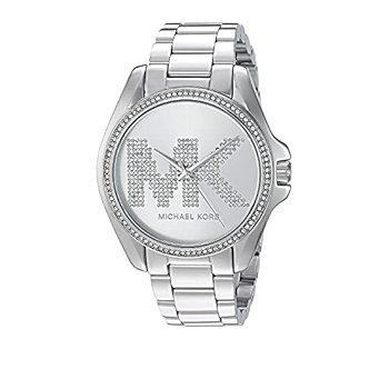 Michael Kors Bradshaw Quartz Silver Dial Silver Steel Strap Watch For Women - MK6554