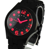 Marc Jacobs Pelly Black Dial Black Silicone Strap Watch for Women - MBM2530