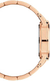 Daniel Wellington Iconic Link White Dial Rose Gold Steel Strap Watch For Women - DW00100211