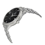 Omega De Ville Prestige Co-Axial Black Dial Silver Steel Strap Watch for Men - 424.10.40.20.01.001
