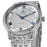 Omega De Ville Prestige Co-Axial Rhodium Silver Dial Silver Steel Strap Watch for Men - 424.10.40.20.02.001