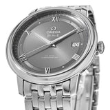 Omega De Ville Prestige Co-Axial Automatic Grey Dial Silver Steel Strap Watch for Men - 424.10.40.20.06.001