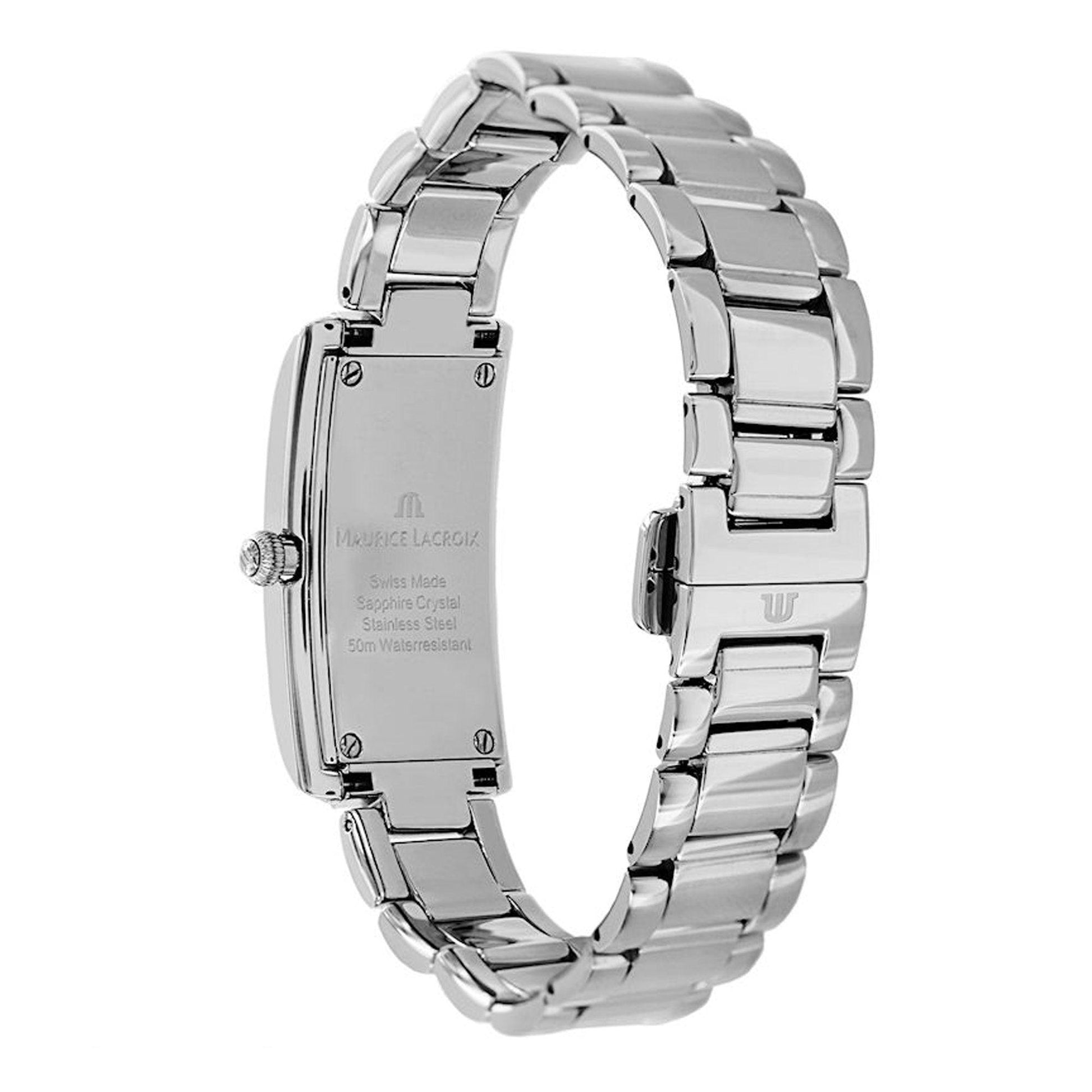 Maurice Lacroix Fiaba Diamonds White Dial Silver Steel Strap Watch for for Women - FA2164-SD532-170