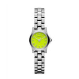 Marc Jacobs Henry Yellow Dial Silver Steel Strap Watch for Women - MBM3201