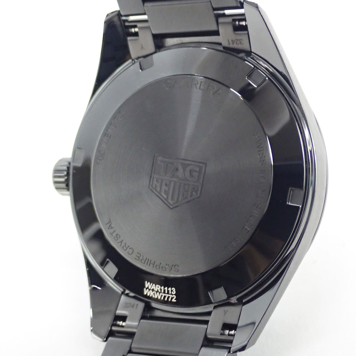 Tag Heuer Carrera Special Edition Black Dial Black Steel Strap Watch for Women - WAR1113.BA0602