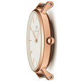 Daniel Wellington Petite Melrose White Dial Rose Gold Mesh Strap Watch For Women - DW00100305