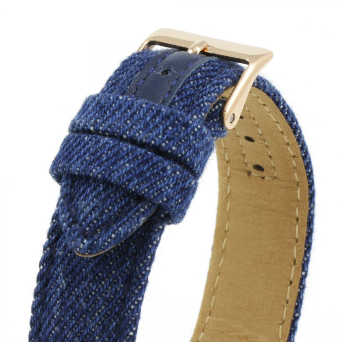 Guess Little Flirt Quartz Blue Dial Blue Leather Strap Watch For Women - W0456L6