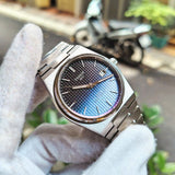 Tissot Powermatic 80 Automatic Gradient Blue Dial Silver Steel Strap Watch for Men - T137.407.11.051.01