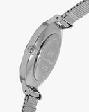 Daniel Wellington Petite Sterling Black Dial Silver Mesh Bracelet Watch For Women - DW00100304