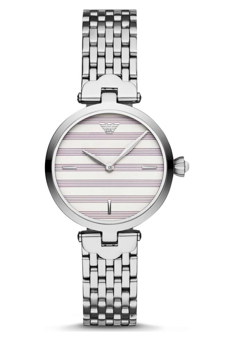 Emporio Armani Arianna Analog White Dial Silver Steel Strap Watch For Women - AR11195