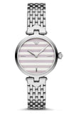 Emporio Armani Arianna Analog White Dial Silver Steel Strap Watch For Women - AR11195
