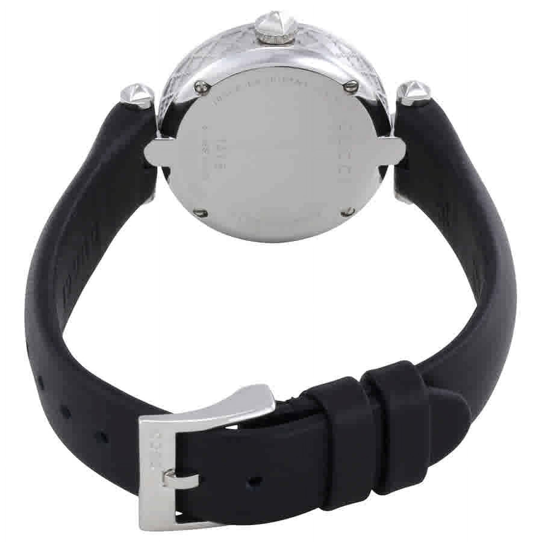 Gucci Diamantissima Quartz Diamonds Black Dial Black Leather Strap Watch for Women - YA141506