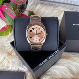 Marc Jacobs Mandy Rose Gold Dial Rose Gold Steel Strap Watch for Women - MJ3550
