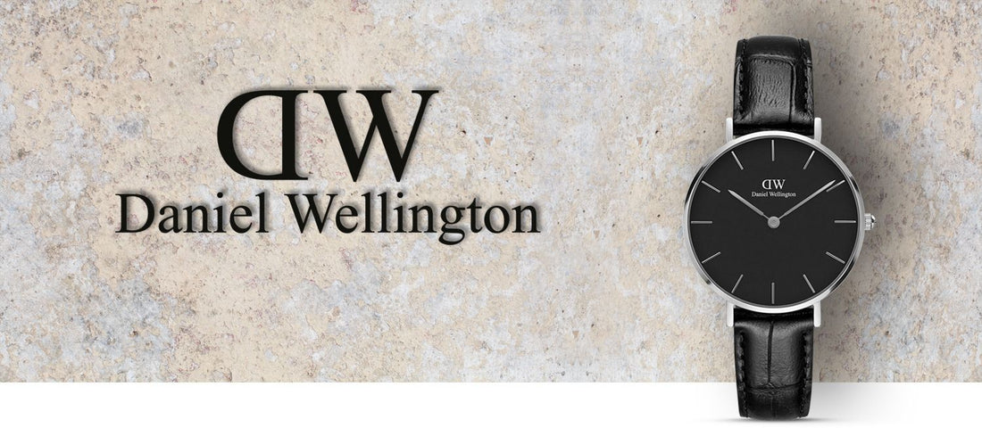 Daniel Wellington Classic Petite Reading Black Dial Black Leather Strap Watch For Women - DW00100179