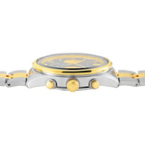 Seiko Sport Chronograph Black Dial Two Tone Steel Strap Watch for Men - SSB430P1