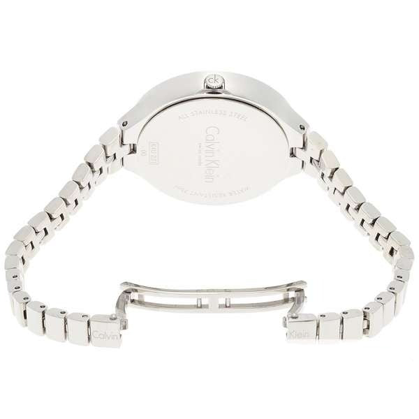 Calvin Klein Lively Silver Dial Silver Steel Strap Watch for Women - K4U23126