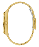 Guess Connoisseur Analog Gold Dial Gold Steel Strap Watch For Men - GW0542G2