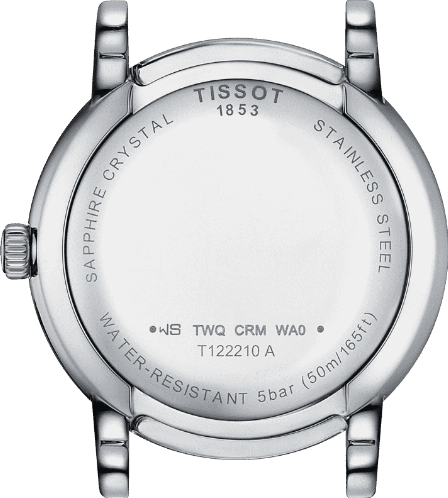 Tissot T Classic Carson Premium Lady Mother of Pearl Pink Dial Silver Steel Strap Watch For Women - T122.210.11.159.00