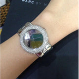 Marc Jacobs Marci Silver Dial Silver Steel Strap Watch for Women - MBM3190