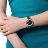 Tag Heuer Aquaracer Quartz Diamonds Black Dial Two Tone Steel Strap Watch for Men - WAY131E.BA0913