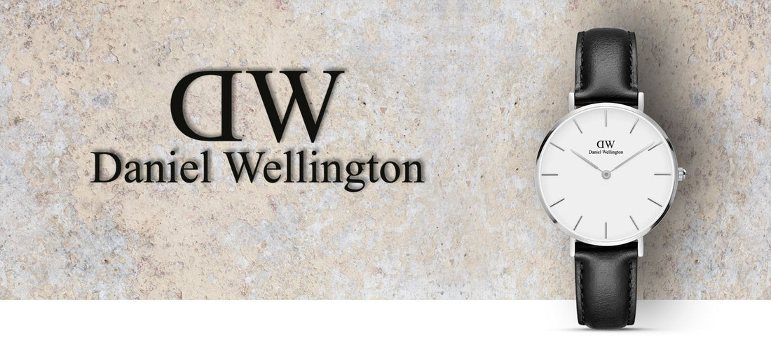 Daniel Wellington Classic Petite Sheffield White Dial Black Leather Strap Watch For Women - DW00100186