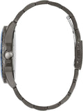 Guess Odyssey Quartz Blue Dial Gunmetal Steel Strap Watch For Men - W1107G5