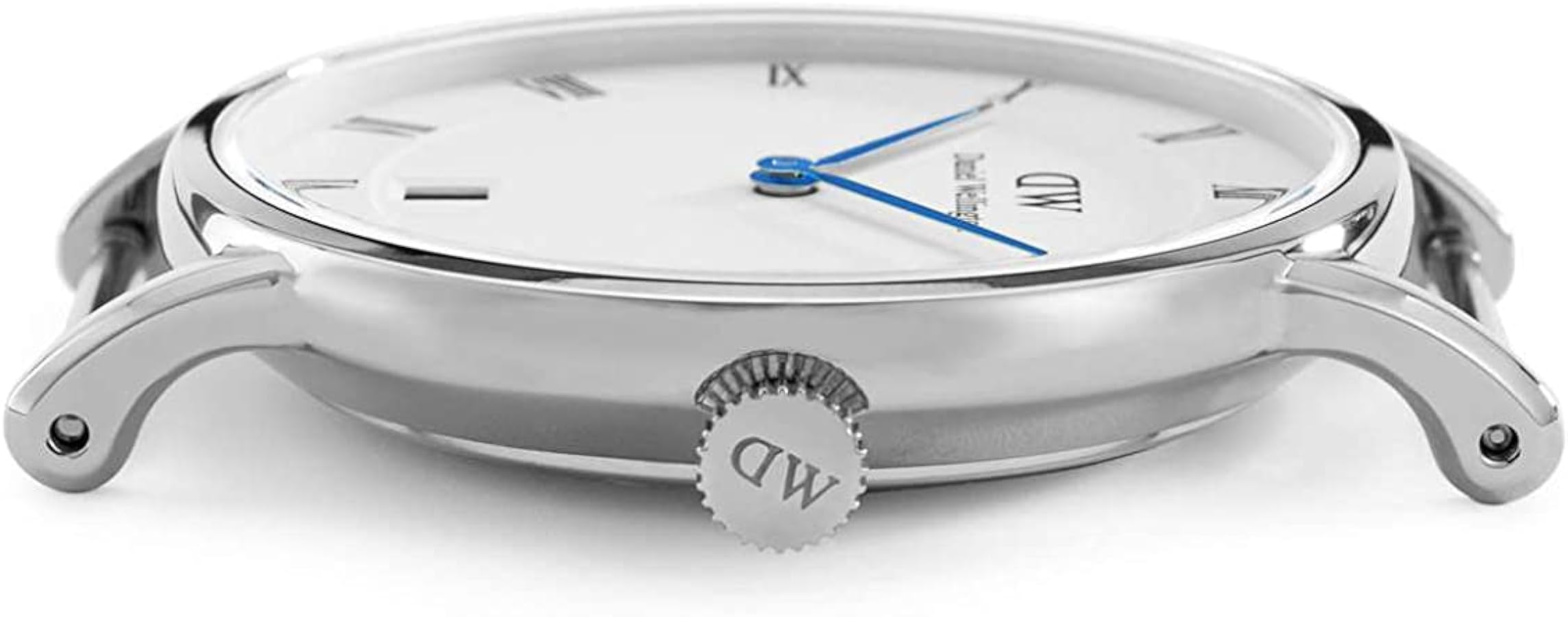 Daniel Wellington Dapper Durham Analog White Dial Brown Leather Strap Watch For Women - DW00100114