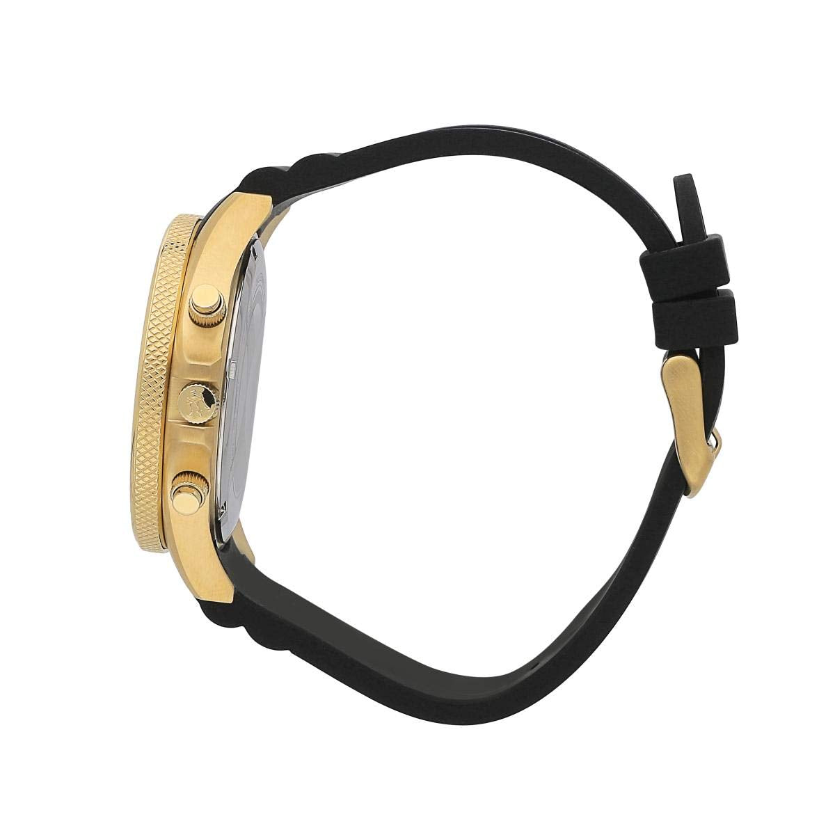 Maserati SFIDA Chronograph Black Dial Rubber Strap Watch For Men - R8871640001