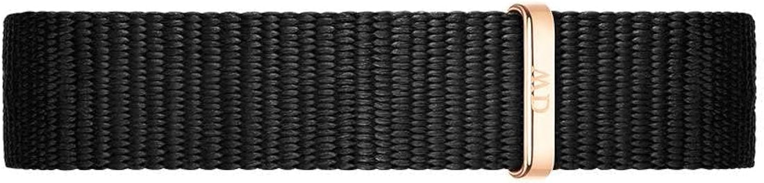 Daniel Wellington Classic Petite Cornwall White Dial Black NATO Strap Watch For Women - DW00100251