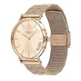 Coach Perry Rose Gold Dial Rose Gold Mesh Bracelet Watch for Women - 14503343
