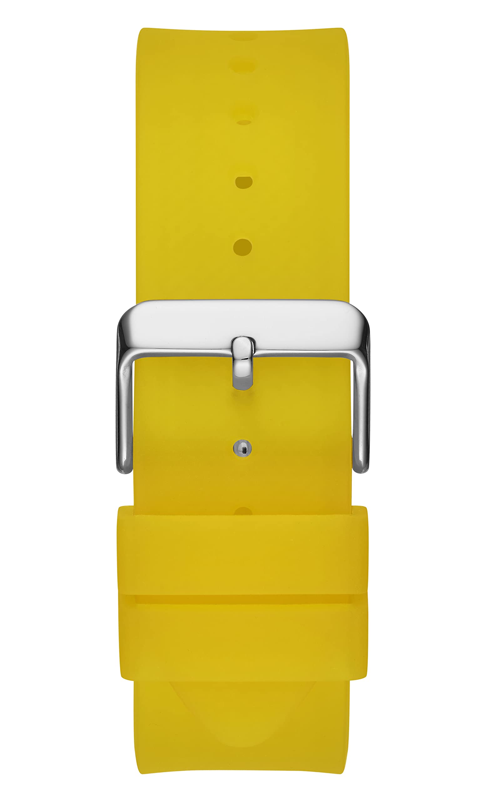 Guess Phoenix Multi Function Black Dial Yellow Rubber Strap Watch for Men - GW0203G6