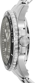 Fossil FB-01 Automatic Skeleton Black Dial Silver Steel Strap Watch for Men - ME3190